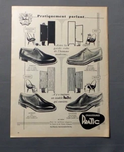 PUB PUBLICITE ANCIENNE ADVERT CLIPPING 250917 / CHAUSSURES MODELE PRATIC - Imagen 1 de 1