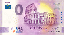 0€ ZERO EURO SOUVENIR BANCONOTA UFFICIALE ITALIA 2021 - ROMA COLOSSEO