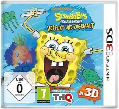 ✅Nintendo 3DS Spongebob Verflixt und Zugemalt EU Version ✅ Blitzversand - Bild 1 von 2