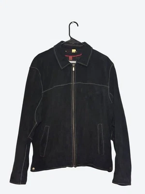 Chaqueta de gamuza vintage Wilson de cuero M. Julian para hombre XL negra de cuero genuino Foto 1 de 4