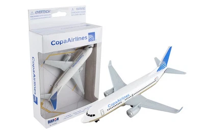 Миниатюрный игрушечный самолет Copa Airlines размах крыльев 5 дюймов литой - Изображение 1 из 2