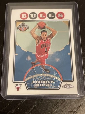 2008-09 Topps cromo Derrick Rose novato RC #181 Bulls Foto 1 de 2