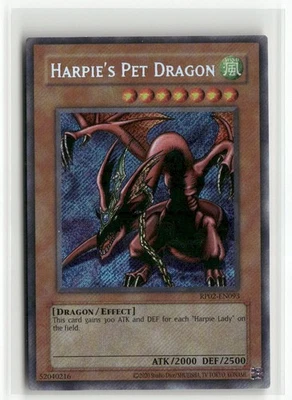 Yugioh Harpie's Pet Dragon RP02-EN093 Secret Rare NM Unlimited - Image 1 of 2