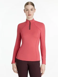 LeMieux Classique Base Layer Cranberry Equestrian Riding Sport Breathable UV 50+ - Picture 1 of 9