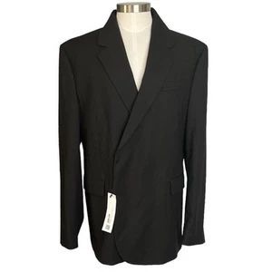 NEU Zara Blazer Jacke Sport Mantel Herren Gr. 40 gefüttert Knopf schwarz Business - Bild 1 von 14