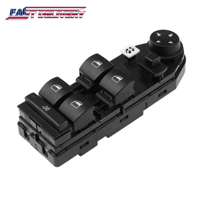 Interruptor de ventana eléctrica para BMW X3 2004 2005-2010 lado del conductor delantero izquierdo 61313413430 Foto 1 de 4
