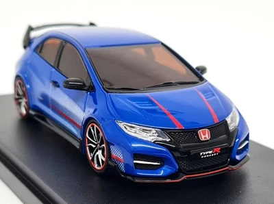 Ebbro 1/43 - 本田 Civic Type R Concept 2014 蓝色 FK2 压铸比例模型汽车 — 第 1/4 张图片