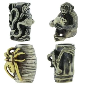 Nickel Silver Lanyard Beads for Paracord, Leather, & Cords By Evgeniy Golosov - Picture 1 of 22