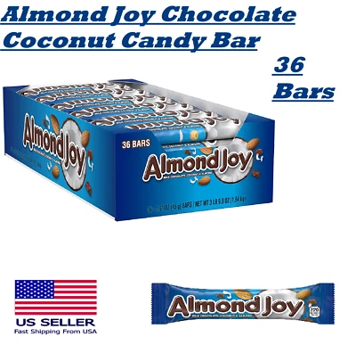 Barra de caramelo de coco chocolate Almond Joy paquete de 36 barras de 1,61 onzas Foto 1 de 4