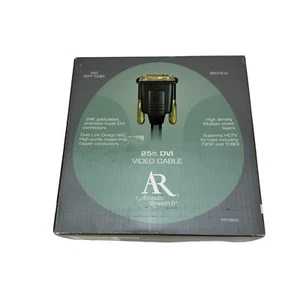 Acoustic Research 25' Foot DVI Video Cable 24k Gold Plated Dual Link 1080P - Picture 1 of 5