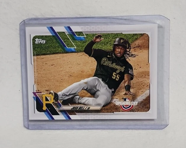 2021 TOPPS OPENING DAY BASE # 32 Josh Bell - Pittsburgh Pirates - Image 1 of 2