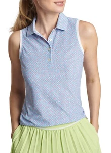 NWT PETER MILLAR IN A PICKLE PICKLEBALL Sleeveless Polo Golf Tennis Shirt S M L - Picture 1 of 5