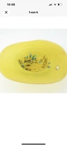 Mid century Glasschale Gelb, Murano Glas - Bild 1 von 5