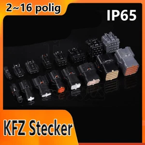 KFZ Stecker Steckverbindung Steckverbinder Auto Wasserdicht Kabel 1~16 polig - Bild 1 von 16