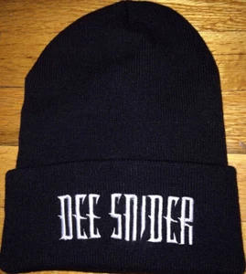 Dee Snider - Beanie ricamato - RARO - VINTAGE - Foto 1 di 1