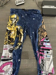 Girls Star Wars Pajamas Pants Mandalorian Star Wars Size S Christmas JH6 - Picture 1 of 2