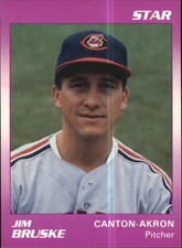 1990 Canton-Akron Indians Star #1 Jim Bruske