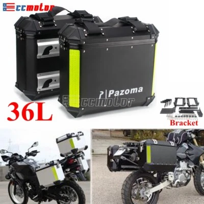 Estuche con bloqueo de maletín superior 36L para BMW F650 F650CS F700GS F800GS Foto 1 de 4