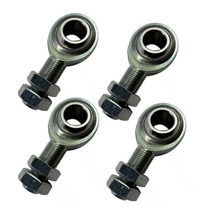 4 Set of Round 3/4" DD Steering Shaft Support Bearing Heim Joint Street Rod New - Picture 1 of 7