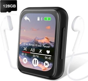 128GB MP3 Player mit Bluetooth 5.3, AiMoonsa Musikplayer mit Lautsprecher - Bild 1 von 7