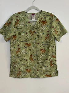 Disney Bambi Damen kleines Peeling BAMBI grün "Cute by Nature" medizinische Uniform - Bild 1 von 8