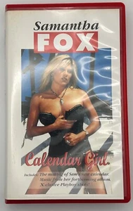 SAMANTHA FOX - Calendar Girl - 1996 VHS red box video - Picture 1 of 7