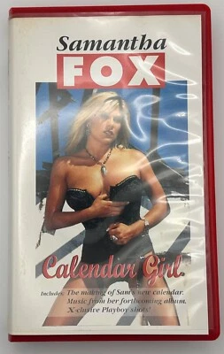 SAMANTHA FOX - Calendar Girl - 1996 VHS red box  video - Image 1 of 4