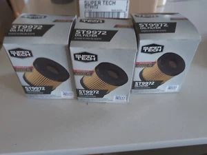 (3) pack lot ST9972 oil filter Super Tech xref Mobil 1 M1C-251A K&N PS-7020 - Picture 1 of 3
