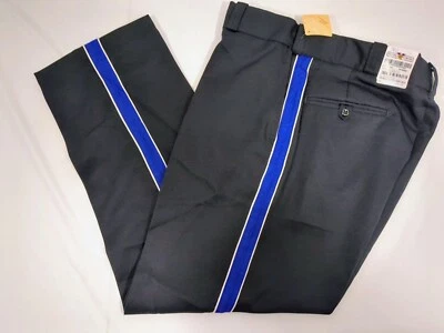 FLYING CROSS TR070 男式 38X30 100% 聚乙烯 HOPKINSVILLE PD LAPD 海军蓝 带白色/蓝色 — 第 1/2 张图片