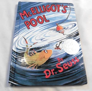 Hardcover Banned Out of Print Dr Seuss McElligot's Pool w/Scarce Caldecott Cover - Picture 1 of 10