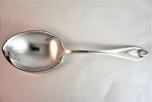 Old Colony Rogers Bros Solid Smooth Casserole Spoon Intl, Silverplate As Is