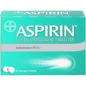 ASPIRIN 500 mg überzogene Tabletten 20 St PZN 10203603 - Bild 1 von 6
