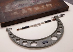 Mitutoyo 350-375Mm Micrometer Precision Ruler Measuring Instrument 6K121 - Picture 1 of 10