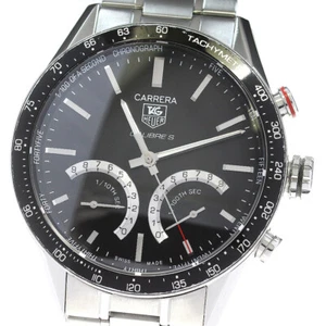 TAG HEUER Carrera CV7A12 Caliber S chronograph Black Dial Quartz Men's _866959 - Picture 1 of 6