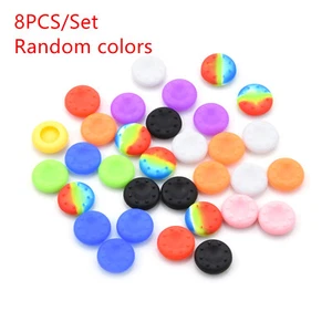 8Pcs Colorful Silicone Handle Rocker Stick Caps For PS4/PS3 Xbox 360/Xbox One G - Picture 1 of 14