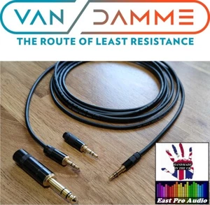 Van Damme OFC headphone Cable Philips Fidelio X2HR, SHP9500, SHP9600, Dali iO-4 - Picture 1 of 9