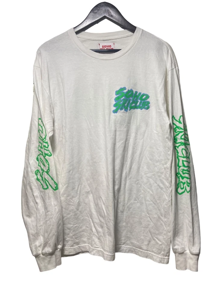 SOHO SKI CLUB x Misters MTB G W длинным рукавом размер большой SSC белый STREETWEAR - Изображение 1 из 4