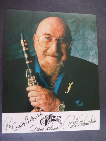 ORIGINAL, SIGNED & Inscribed Color Pete Fountain Promo Photo Cover