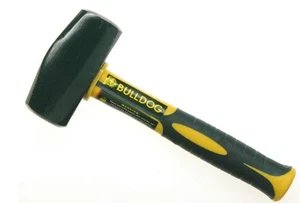 BULLDOG 2.5lb Or 4lb Steel Head Fibreglass Handled Soft-Grip Lump Club Hammer - Picture 1 of 1