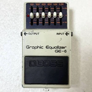 BOSS GE-6 Graphic Equalizer Silver Screw Equalizer - Picture 1 of 8