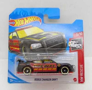 5205 HOT WHEELS CARTE EU / RESCUE 2021 / 216/250 DODGE CHARGER DRIFT CHIEF DEPT - Picture 1 of 1