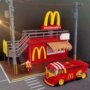 LangFeng 1/64 Scale Volkswagen VW T1 Type1 Bus RWB ---McDonald's Version - Picture 1 of 3