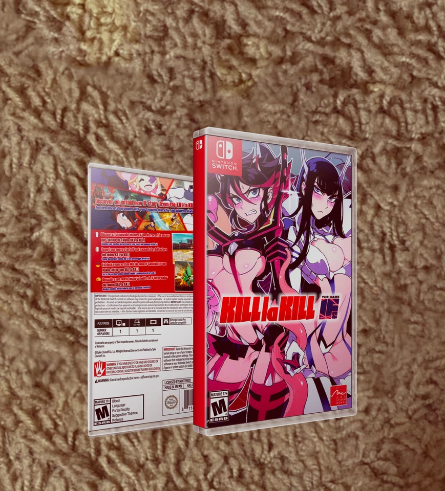 COVER ART & CASE ONLY KILL LA KILL IF THE GAME SWITCH NO GAME Included - Image 1 of 1