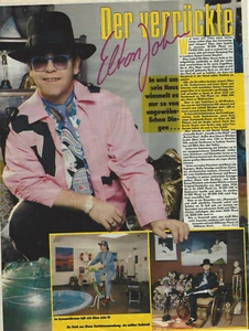 BRAVO Bericht Elton John   - 80iger- Jahre ( 1 Seitig ) - Bild 1 von 1
