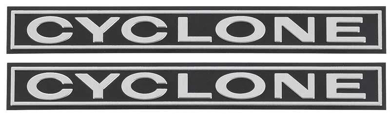 Mercury Comet 1964-65; ciclón; insertos emblema guardabarros Foto 1 de 2