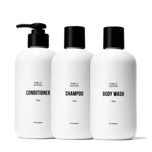 Shower Essentials for Men and Women | Natural Shampoo, Conditioner & Body Was... - Picture 1 of 6