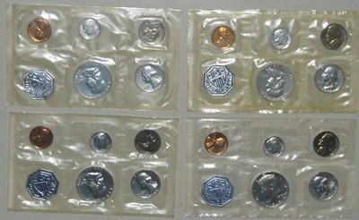 Silver Proof Sets - 1961-1962-1963-1964 - Philadelphia Mint - Image 1 of 2
