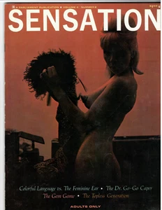 SENSATION Magazine V4#2 Mifti Fischer, Joyce Page, Others 1967 - Picture 1 of 3