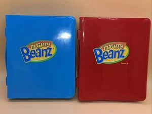 Mighty Beanz Koffer 2 Stück Sammler blau und rot Tragetaschen - Bild 1 von 24