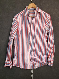 thomas pink shirt mens size 15.5 long sleeve business casual cotton - Picture 1 of 14